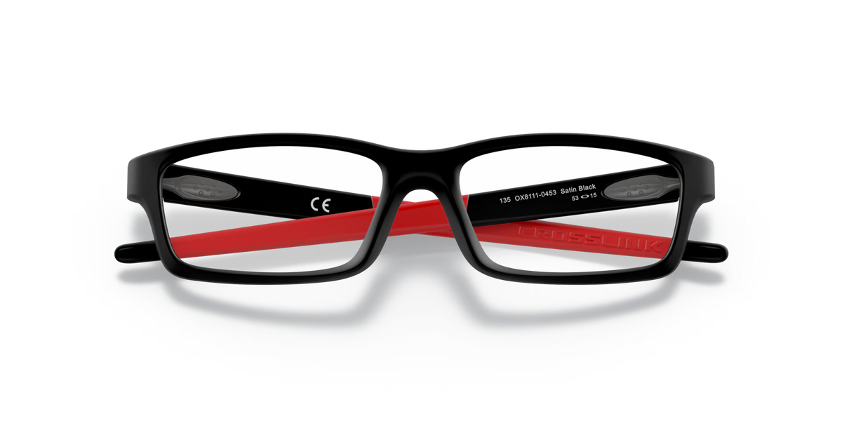 Oakley Men's Crosslink Youth (low Bridge Fit) Eyeglasses - Black