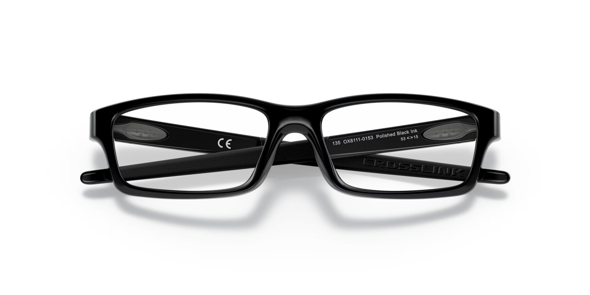 Oakley Men's Crosslink Youth (low Bridge Fit) Eyeglasses - Black