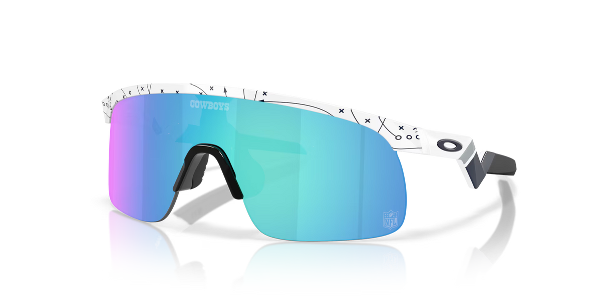 Oakley Men's Dallas Cowboys Resistor (youth Fit) Sunglasses - White
