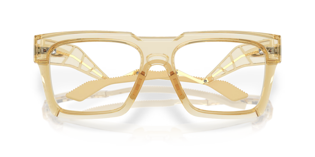 Oakley Men's Damian Lillard Signature Series Enigma Ink Eyeglasses - Transparent Warm Beige