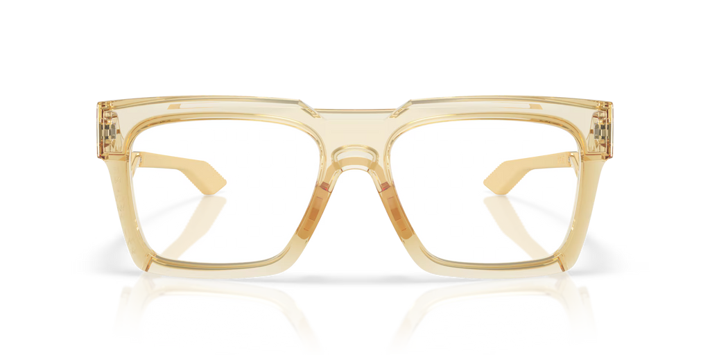 Oakley Men's Damian Lillard Signature Series Enigma Ink Eyeglasses - Transparent Warm Beige