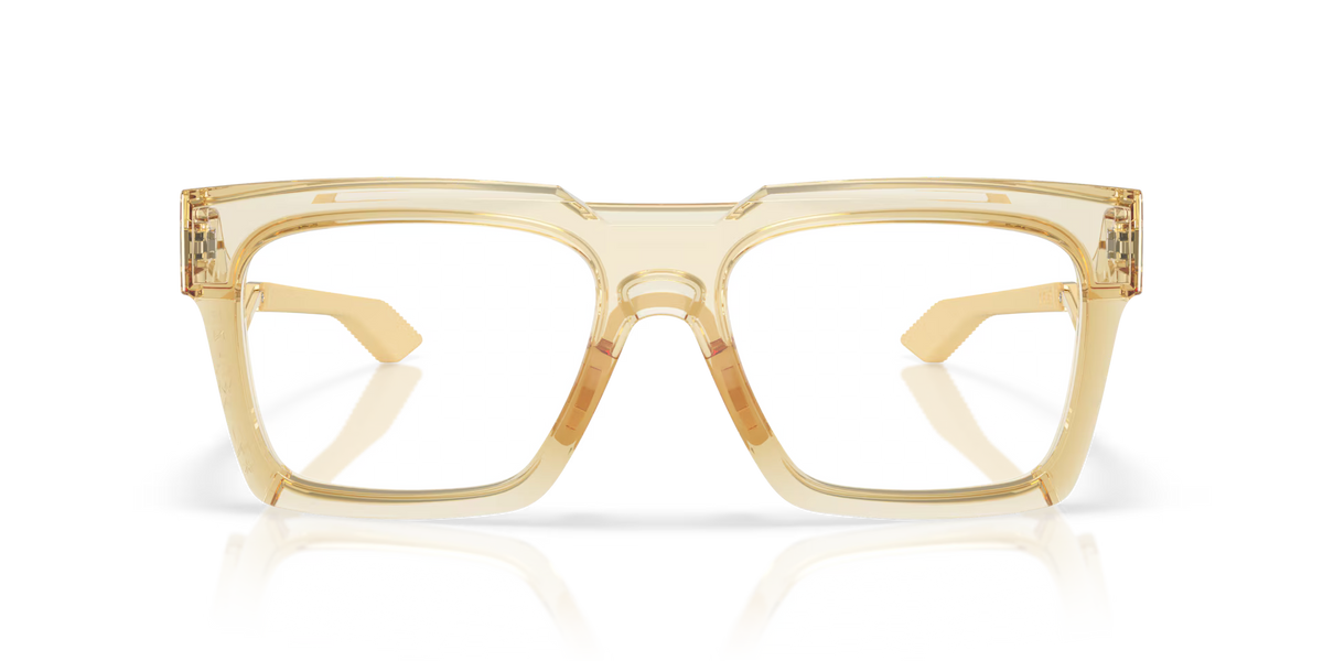 Oakley Men's Damian Lillard Signature Series Enigma Ink Eyeglasses - Transparent Warm Beige