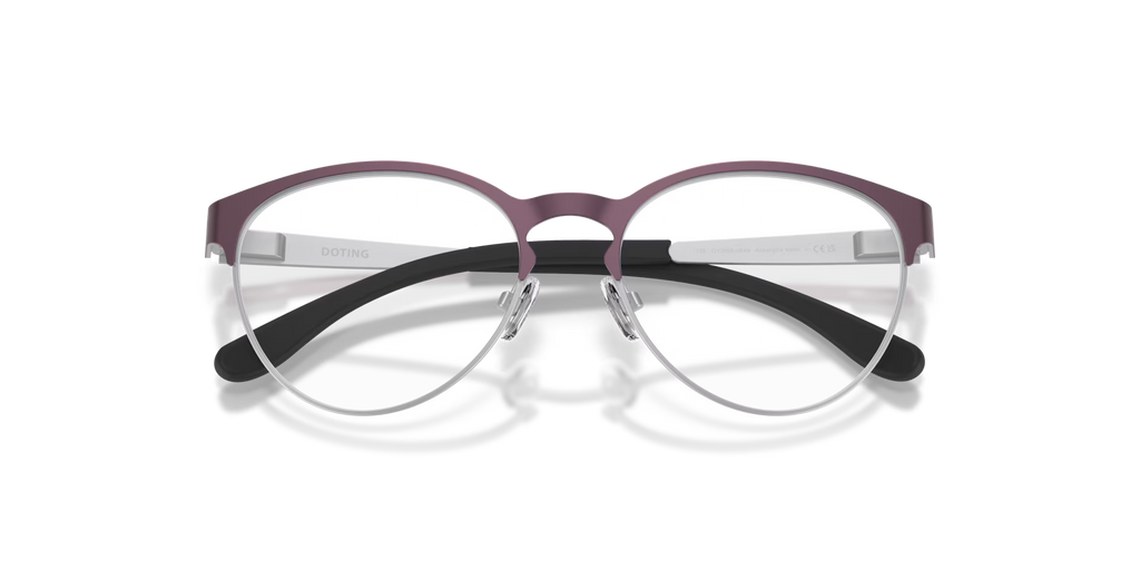 Oakley Men's Doting (youth Fit) Eyeglasses - Aubergine Metal