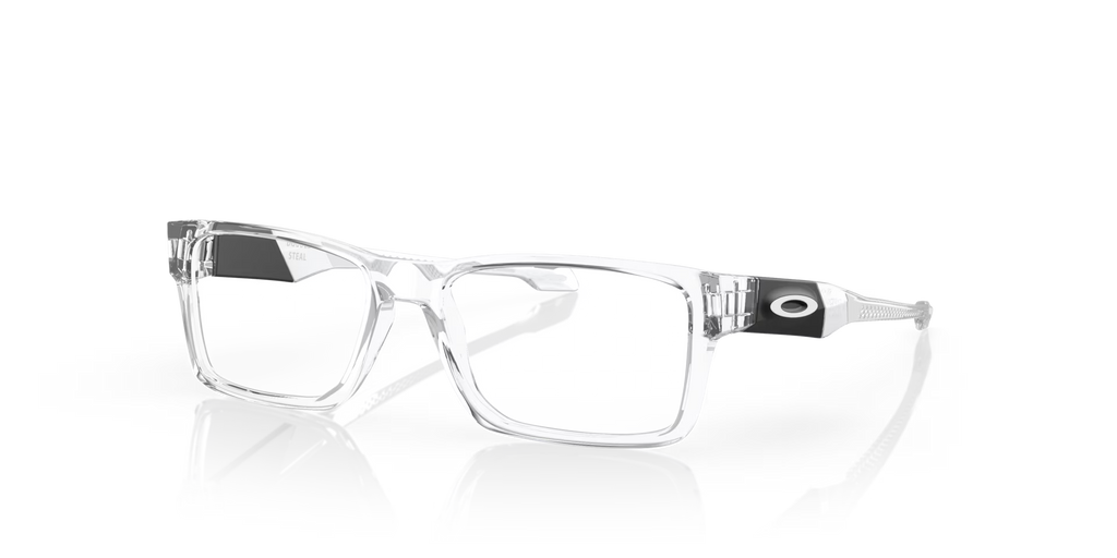 Oakley Men's Double Steal (youth Fit) Eyeglasses - Polished Clear
