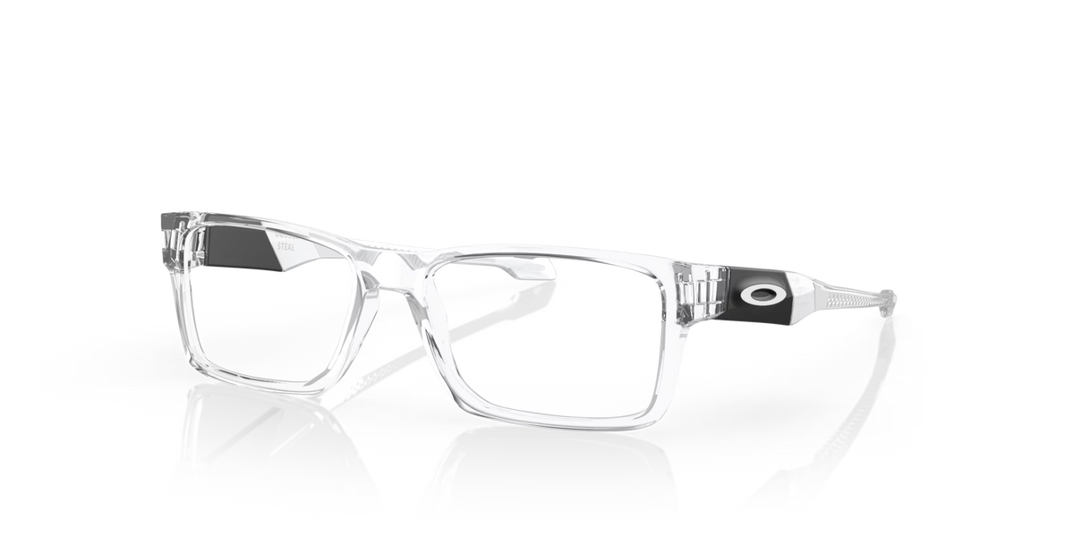 Oakley Men's Double Steal (youth Fit) Eyeglasses - Polished Clear