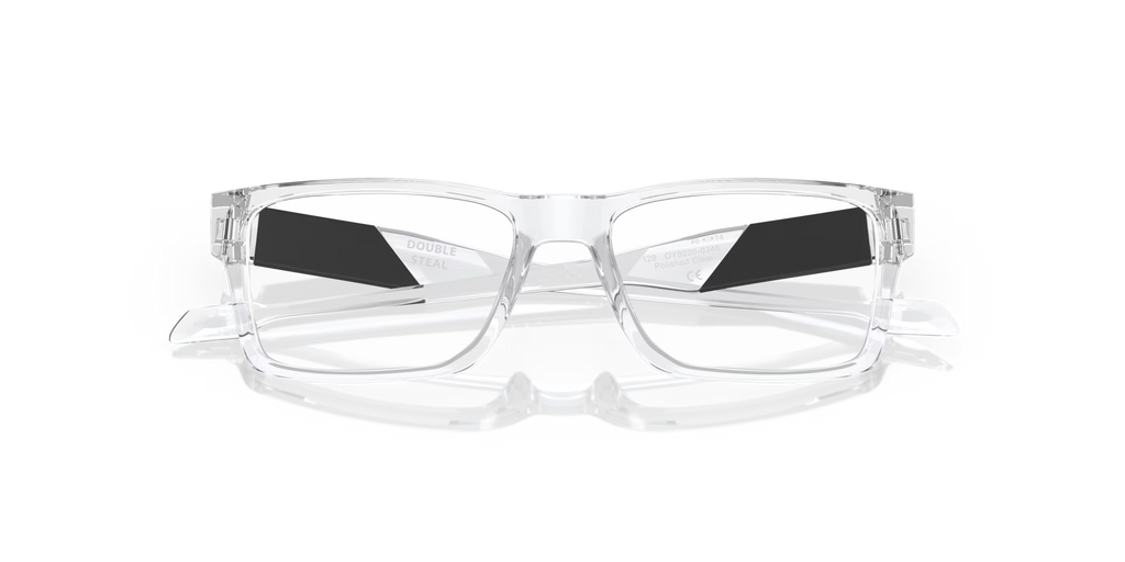 Oakley Men's Double Steal (youth Fit) Eyeglasses - Polished Clear