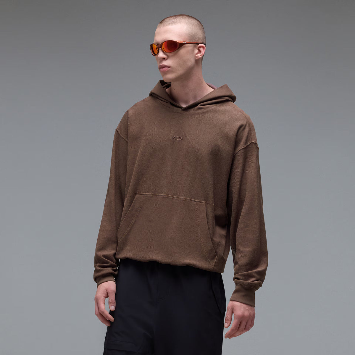 Oakley Men's Dual Jersey Hoodie - Dark Umber
