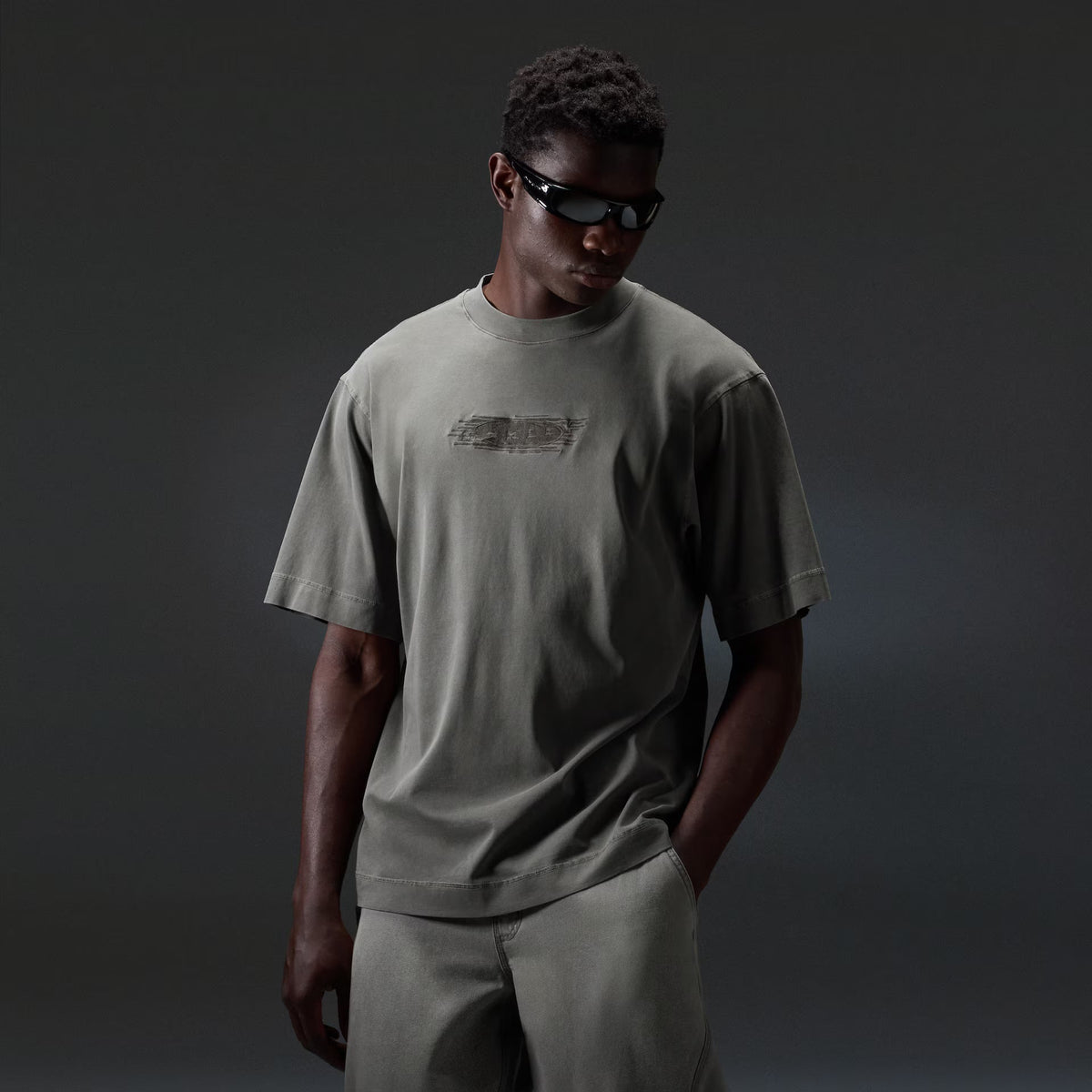 Oakley Men's Echo Mod Embroidered Tee - Gray