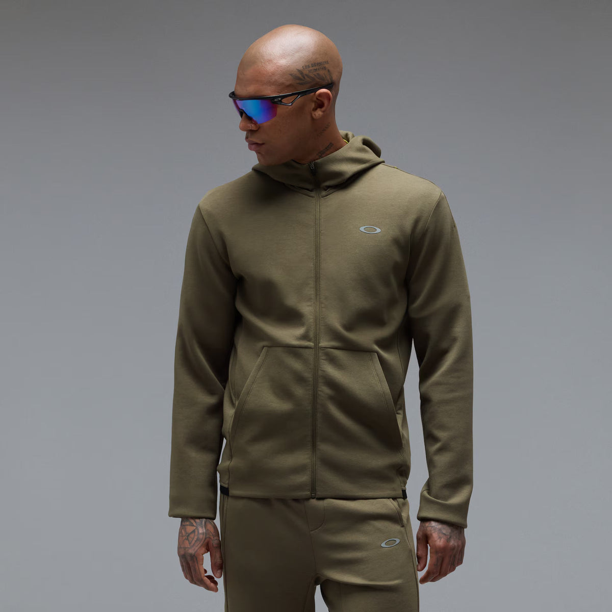 Oakley Men's Edge Force Fz Hoodie - Olive
