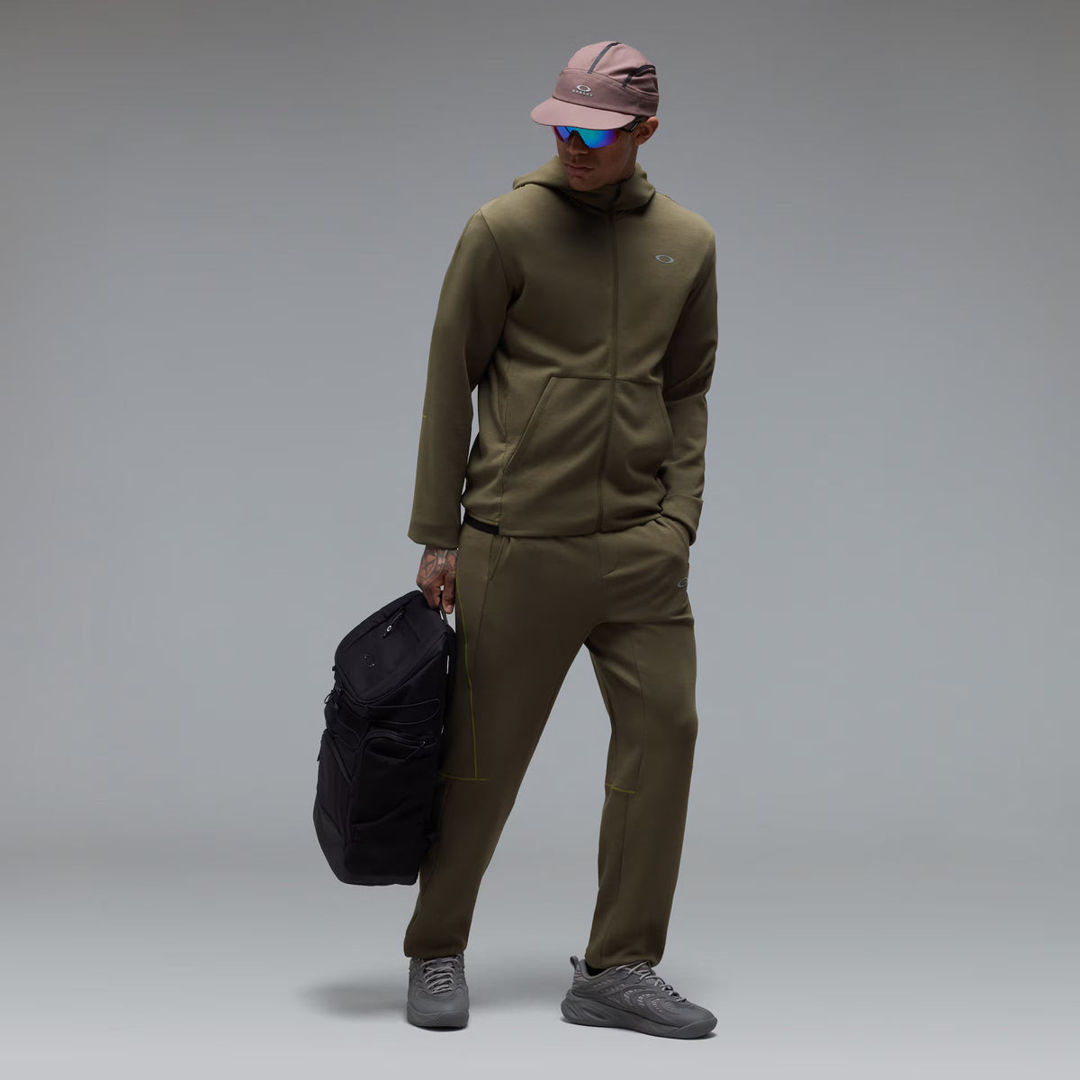 Oakley Men's Edge Force Fz Hoodie - Olive