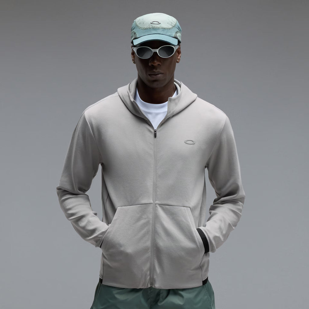 Oakley Men's Edge Force Fz Hoodie - Cement