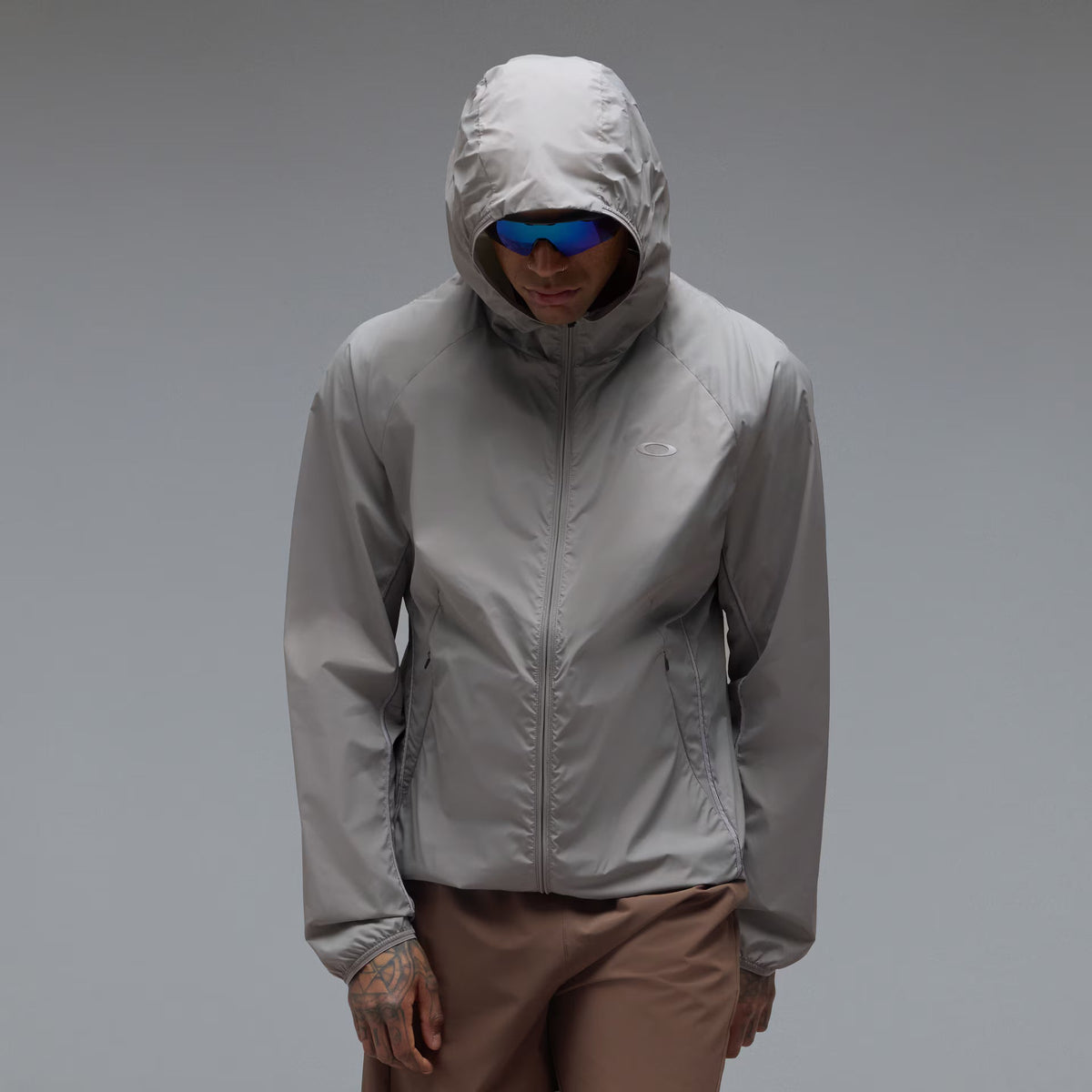 Oakley Men's Edge Force Windbreaker - Cement