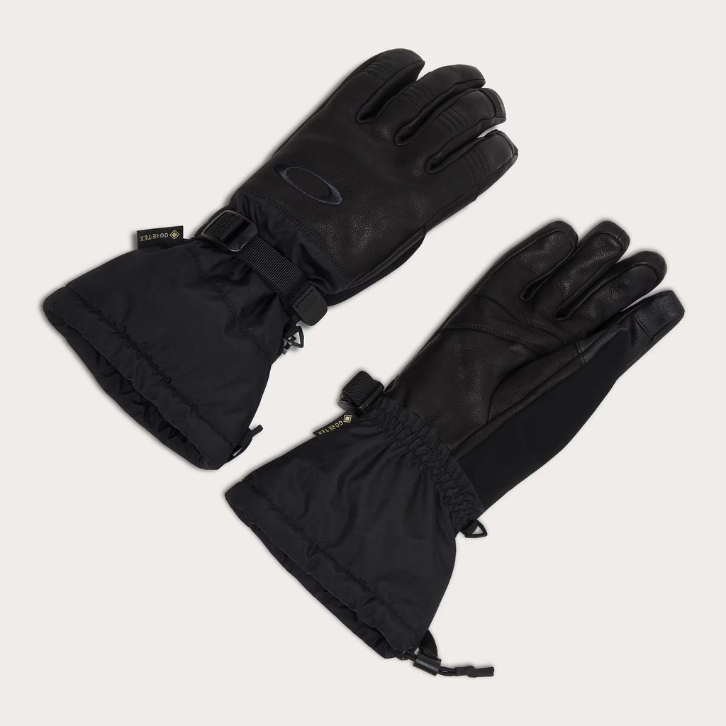 Oakley Men's Ellipse Goatskin Gauntlet Gloves - Black
