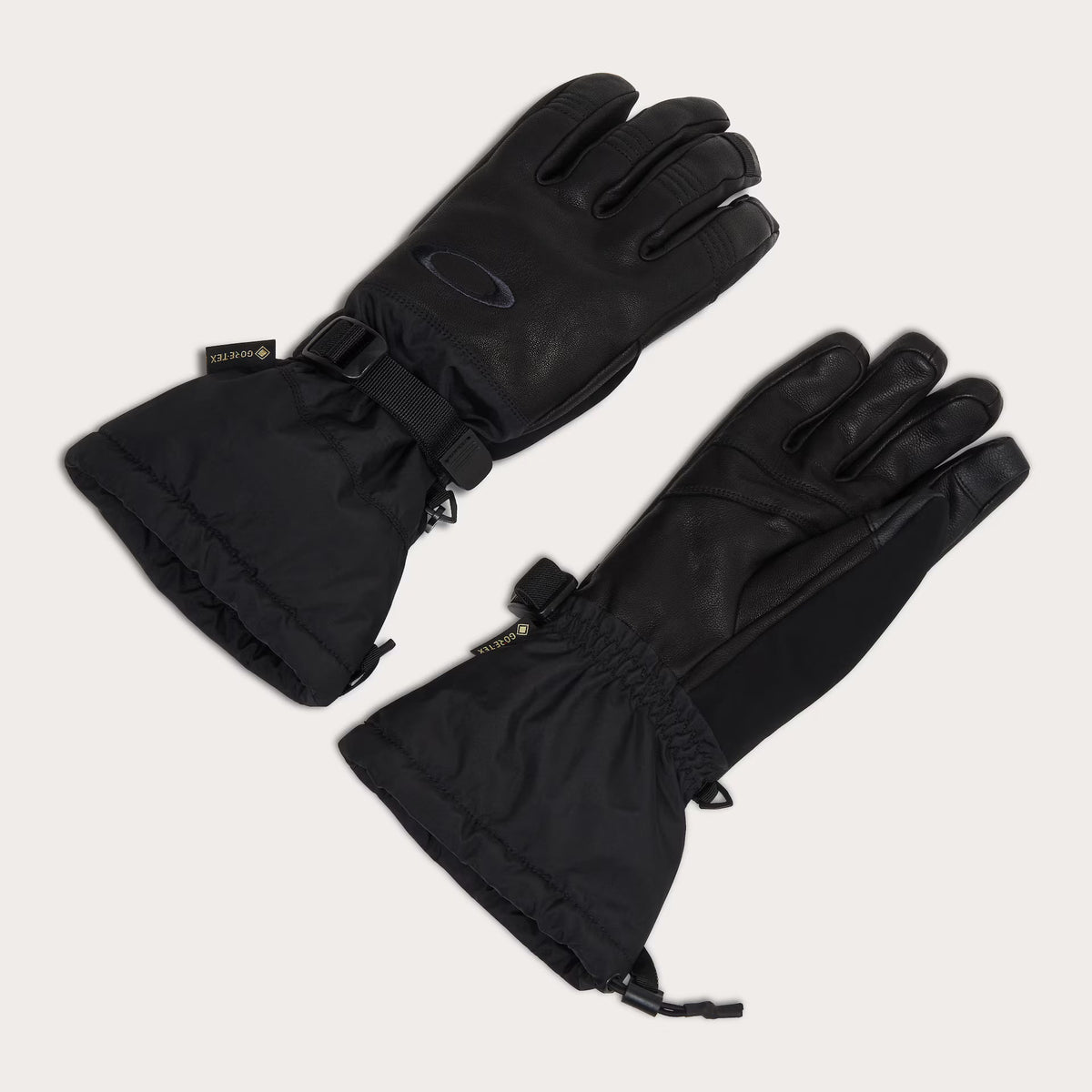 Oakley Men's Ellipse Goatskin Gauntlet Gloves - Black