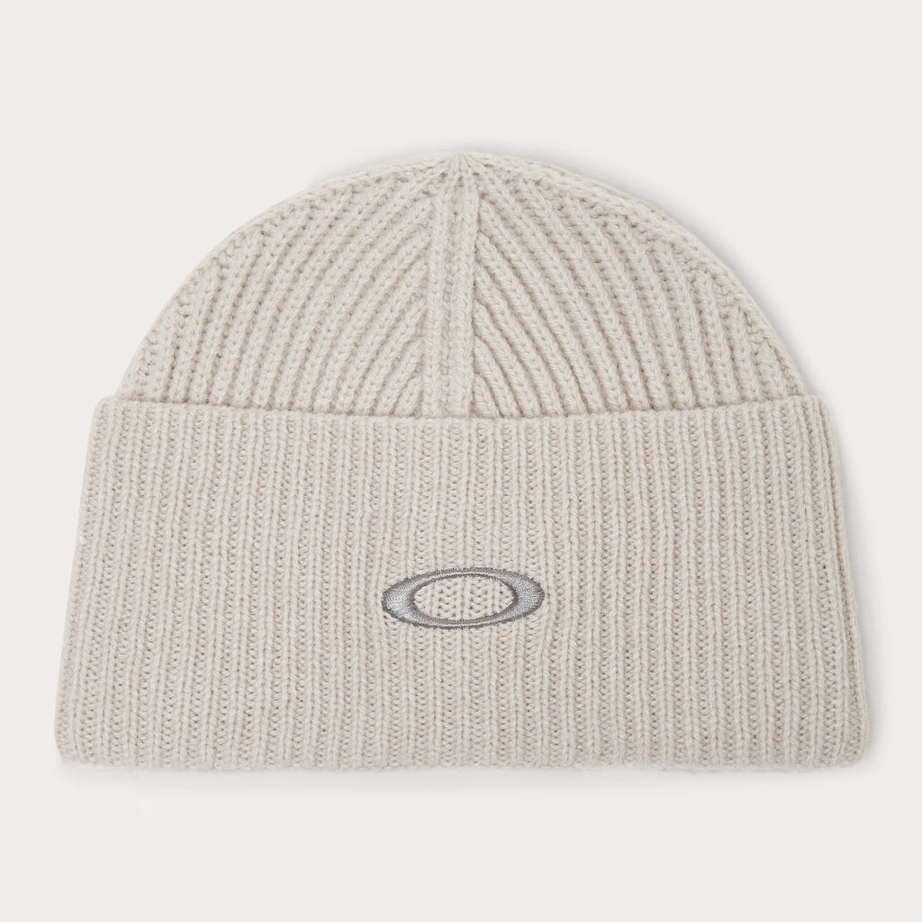 Oakley Men's Ellipse Ribbed Beanie - Mist/Cement