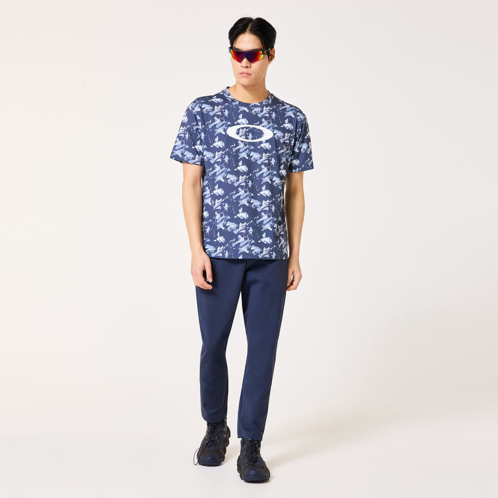Oakley Men's Enhance Qdevo Ss Tee Graphic 5.0 - Blue