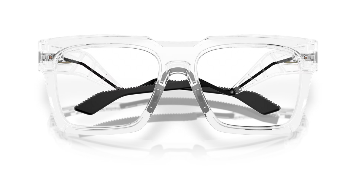 Oakley Men's Enigma Ink Eyeglasses - Polished Clear