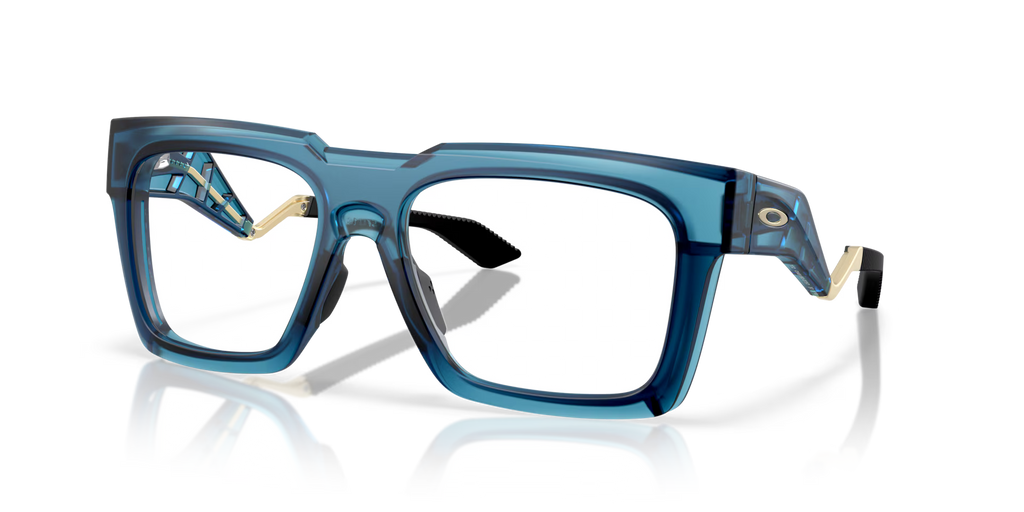 Oakley Men's Enigma Ink Eyeglasses - Matte Transparent Abyss