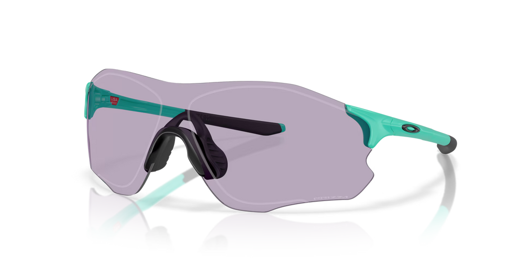 Oakley Men's Evzero Path (low Bridge Fit) Sunglasses - Matte Celeste