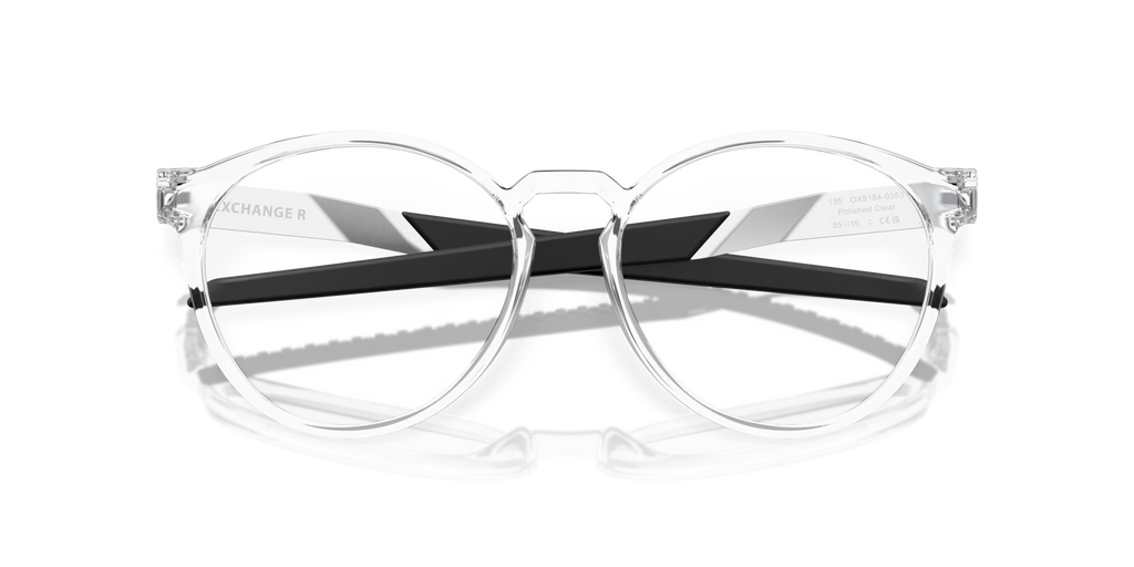 Oakley Men's Exchange R Eyeglasses - Polished Clear