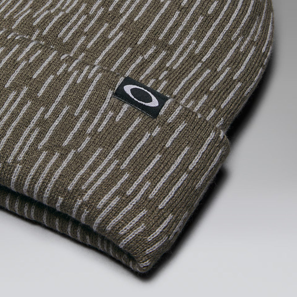 Oakley Men's Fleece-lined Graphic Beanie​ - Olive