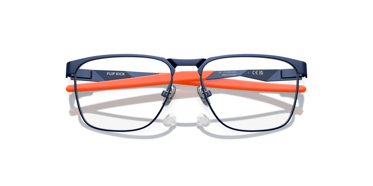 Oakley Men's Flip Kick (youth Fit) Eyeglasses - Matte Midnight