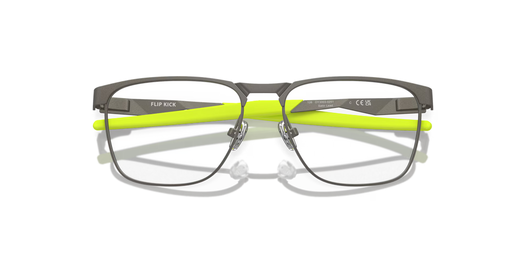 Oakley Men's Flip Kick (youth Fit) Eyeglasses - Satin Lead