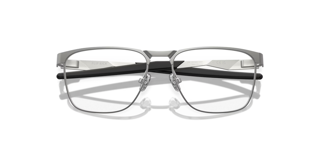 Oakley Men's Flip Kick (youth Fit) Eyeglasses - Satin Chrome