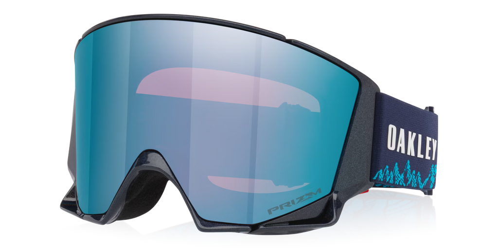 Oakley Men's Flow Scape L (low Bridge Fit) Mikaela Shiffrin Signature Series Snow Goggles - Space Dust Abyss