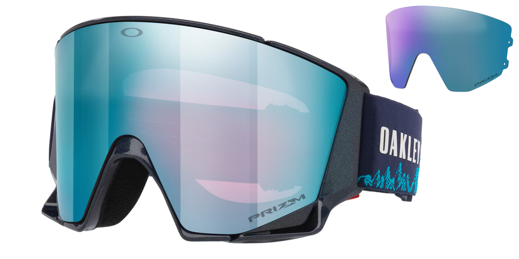 Oakley Men's Flow Scape L Mikaela Shiffrin Signature Series Snow Goggles - Space Dust Abyss