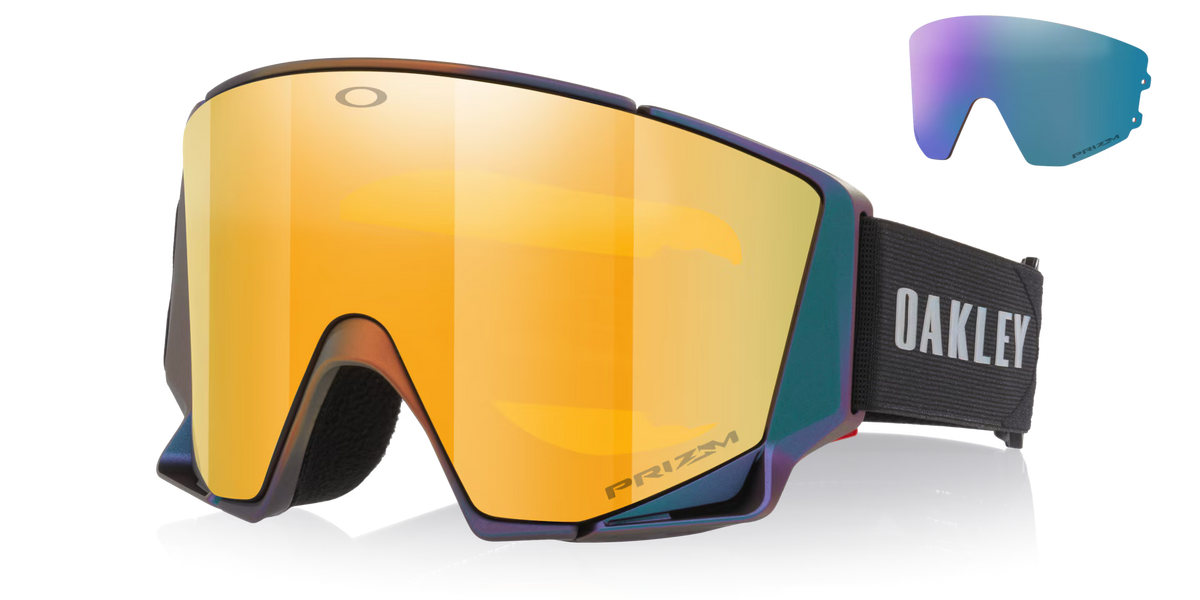 Oakley Men's Flow Scape M (low Bridge Fit) Snow Goggles Aura Collection - PGRG Colorshift Fade