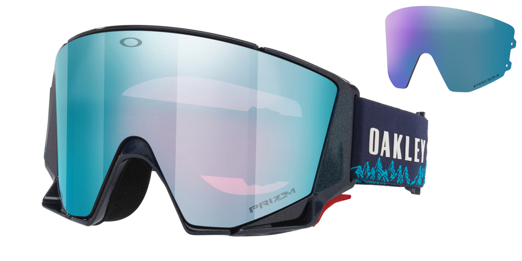 Oakley Men's Flow Scape M Mikaela Shiffrin Signature Series Snow Goggles - Space Dust Abyss