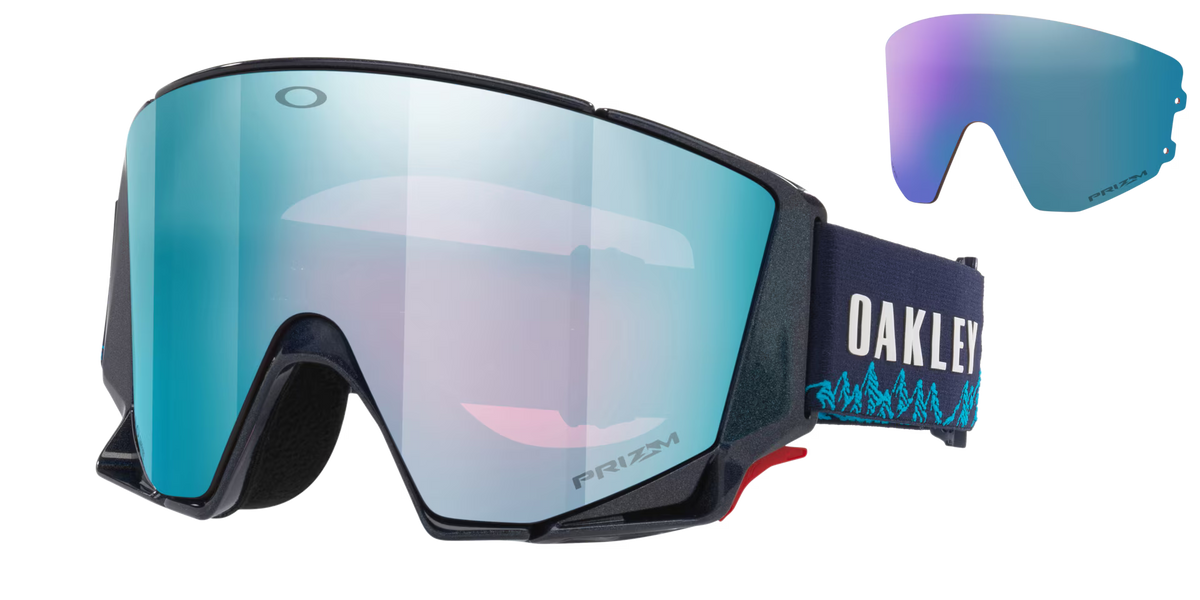 Oakley Men's Flow Scape M Mikaela Shiffrin Signature Series Snow Goggles - Space Dust Abyss