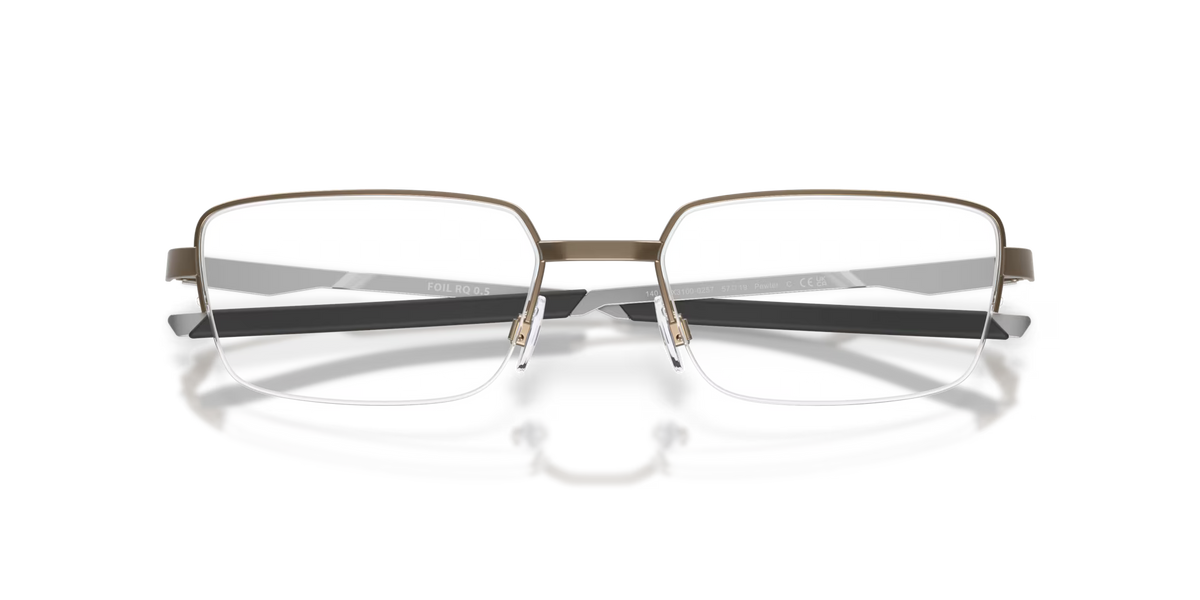 Oakley Men's Foil Rq 0.5 Eyeglasses - Pewter