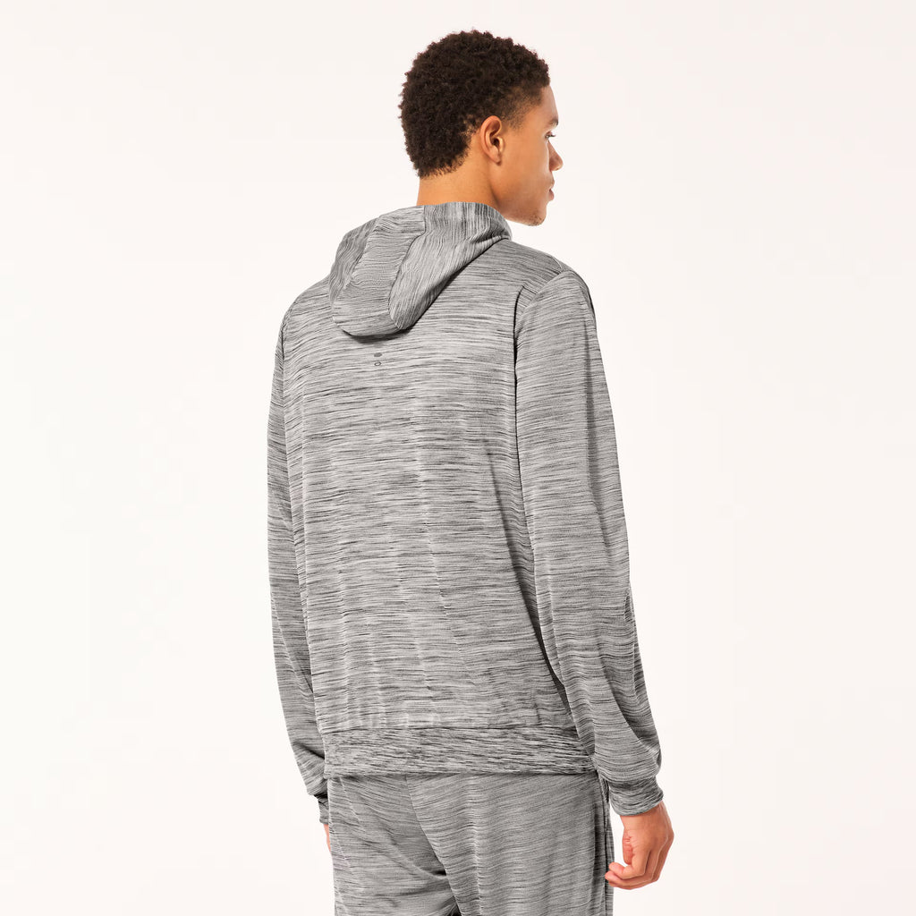 Oakley Men's Foundational Fz Hoodie 3.0 - Uniform/Lunar Heather