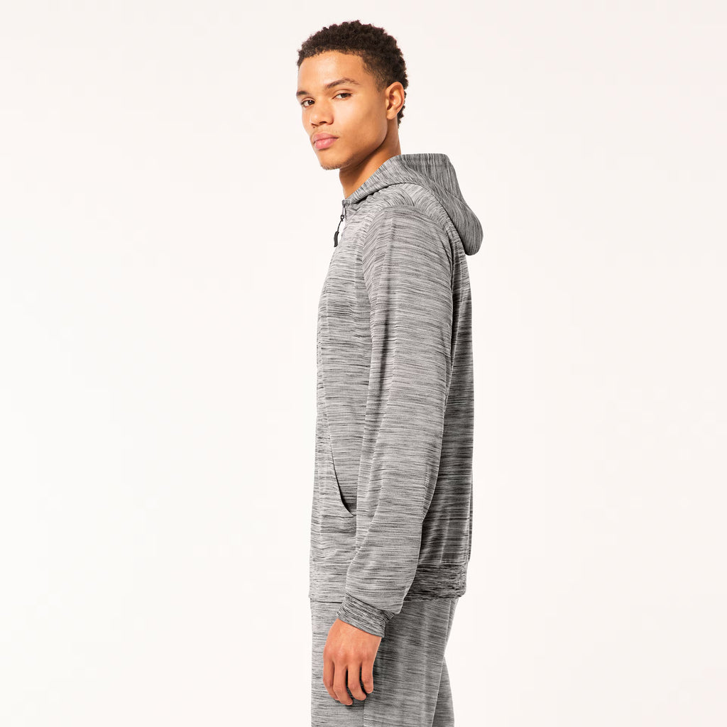 Oakley Men's Foundational Fz Hoodie 3.0 - Uniform/Lunar Heather