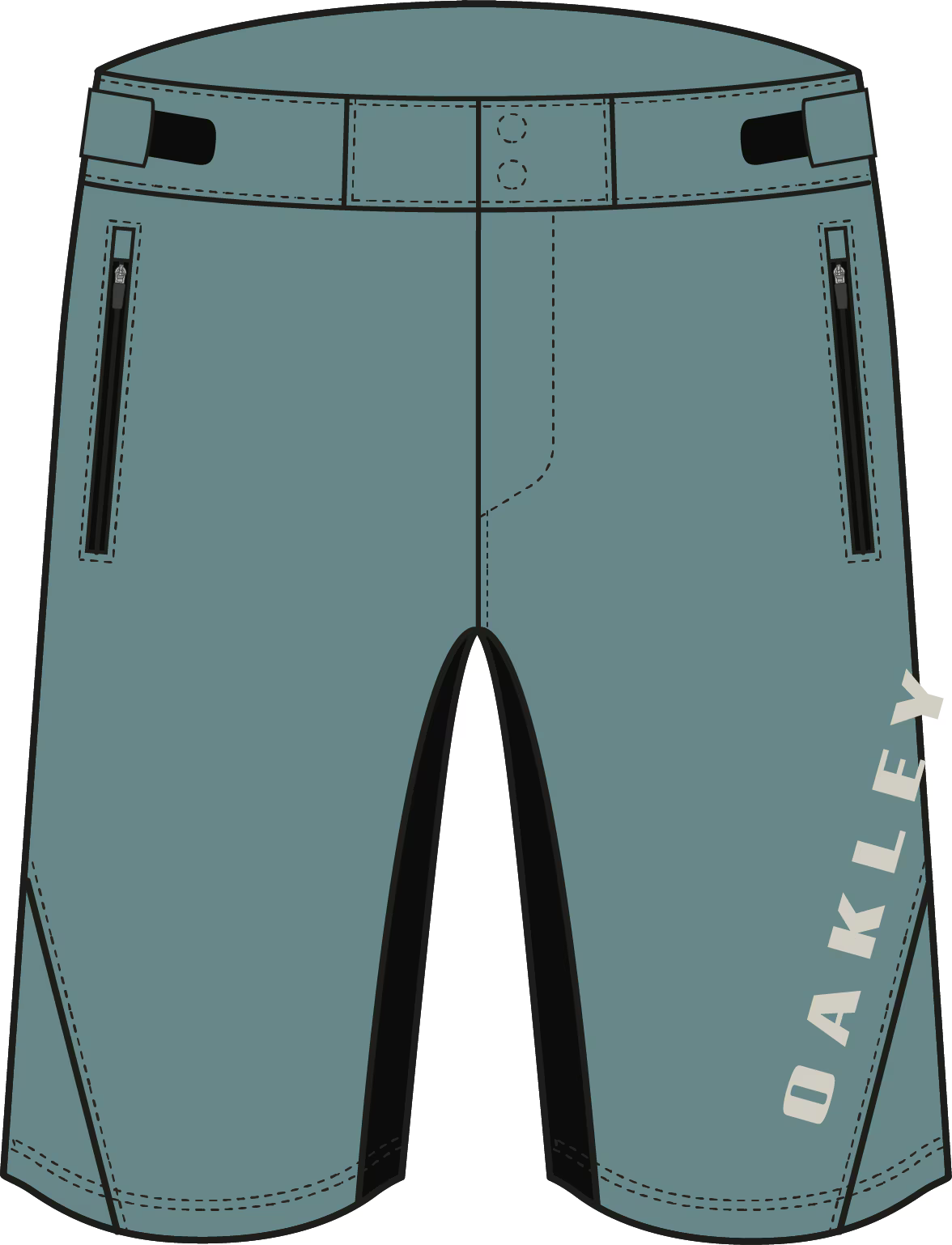 Oakley Men's Free Ride Lined Short - Pacific