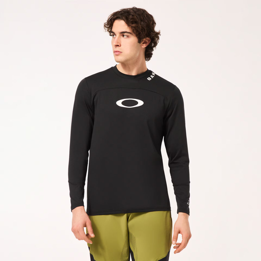 Oakley Men's Free Ride Rc Ls Jersey - Black