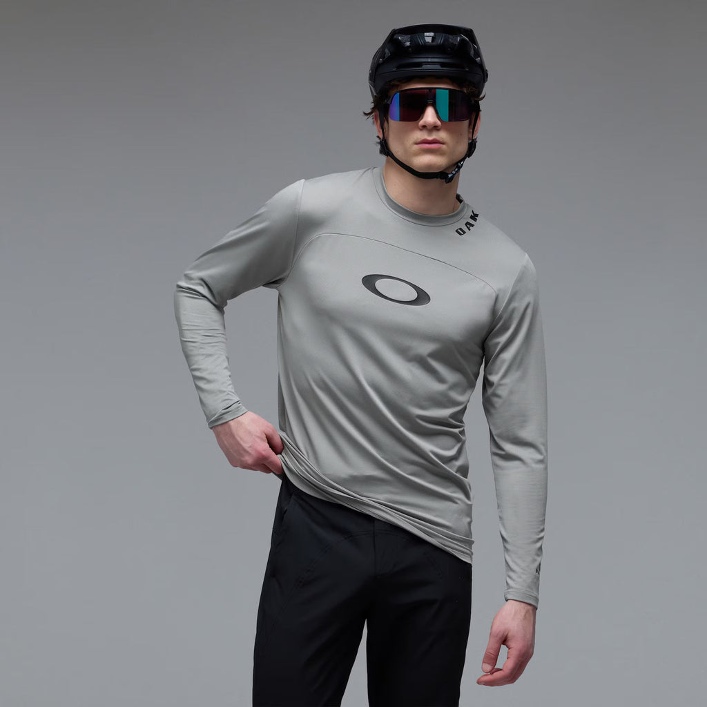 Oakley Men's Free Ride Rc Ls Jersey - Cement
