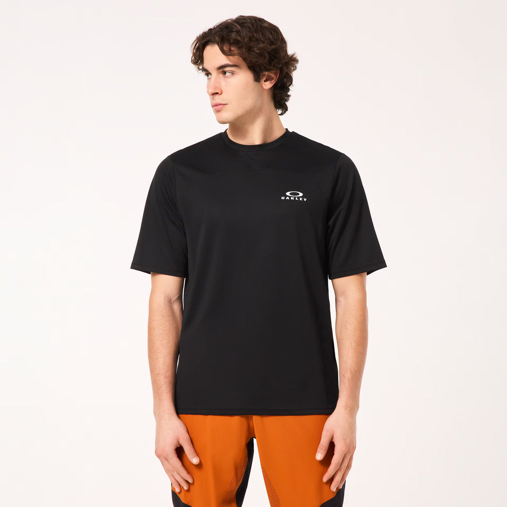 Oakley Men's Free Ride Ss Jersey - Black/White