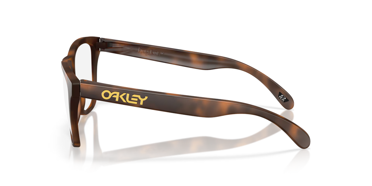 Oakley Men's Frogskins (low Bridge Fit) Eyeglasses - Brown