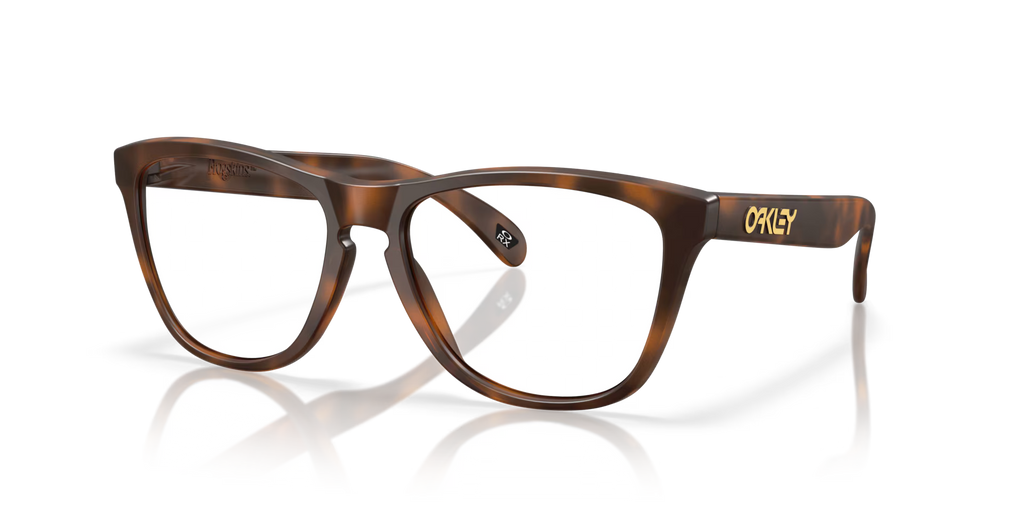 Oakley Men's Frogskins (low Bridge Fit) Eyeglasses - Brown