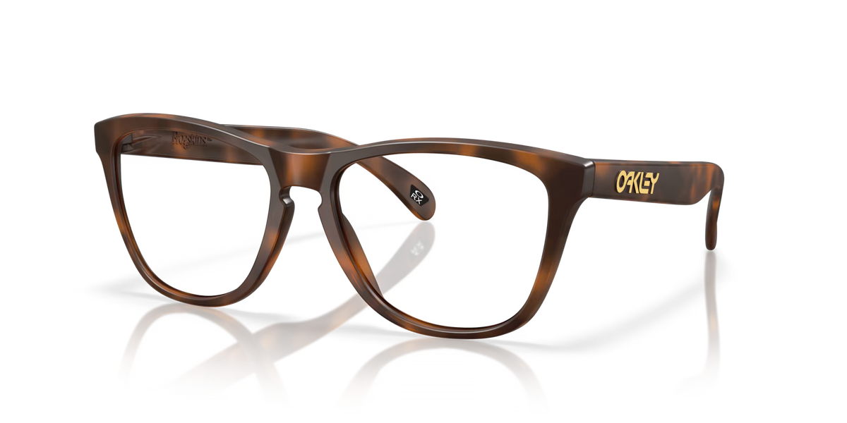 Oakley Men's Frogskins (low Bridge Fit) Eyeglasses - Brown