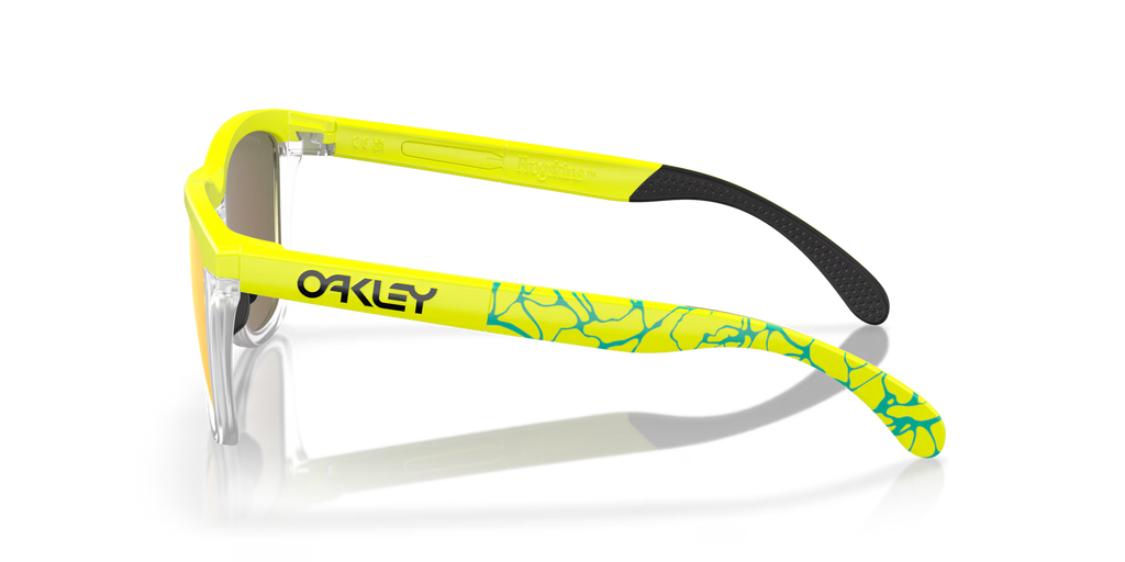 Oakley Men's Frogskins Range (low Bridge Fit) Inner Spark Collection Sunglasses - Yellow