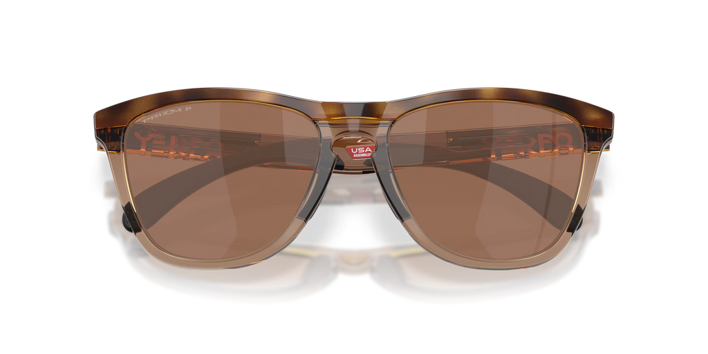 Oakley Men's Frogskins Range Xl (low Bridge Fit) Sunglasses - Brown