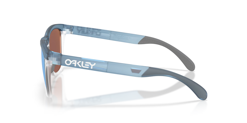 Oakley Men's Frogskins Range Xl (low Bridge Fit) Sunglasses - Matte Transparent Stonewash