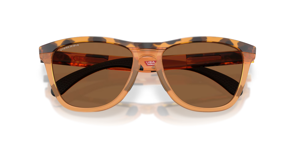 Oakley Men's Frogskins Range Xl (low Bridge Fit) Sunglasses - Matte Tortoise Transparent Ginger