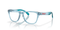 Oakley Men's Frogskins Xs (youth Fit) Eyeglasses - Polished Translucent Stonewash
