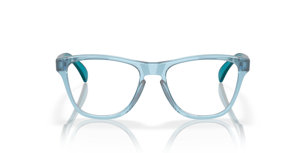 Oakley Men's Frogskins Xs (youth Fit) Eyeglasses - Polished Translucent Stonewash