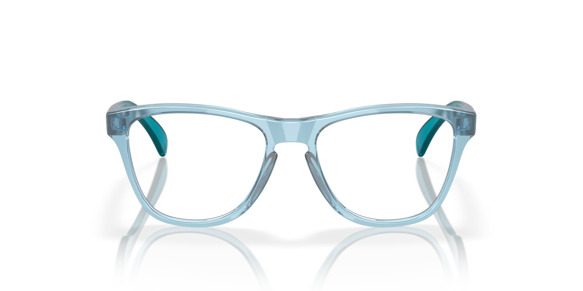 Oakley Men's Frogskins Xs (youth Fit) Eyeglasses - Polished Translucent Stonewash